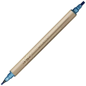 呉竹｜Kuretake ZIGメモリーシステムカリグラフィー メタリックカラーズ カラー筆ペン カリグラフィーメタリックカラーズ ブルー MS-8400-125