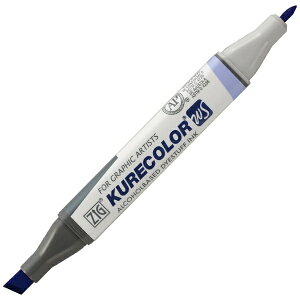 呉竹|Kuretake ZIG(ジグ) 油性カラーペン KURECOLOR TWIN WS MENTHOL VIOLET KC-3000N-319