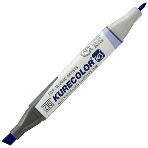 呉竹|Kuretake ZIG(ジグ) 油性カラーペン KURECOLOR TWIN WS PERSIAN BLUE KC-3000N-315