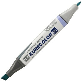 呉竹｜Kuretake ZIG(ジグ) 油性カラーペン KURECOLOR TWIN WS PERSIAN GREEN KC-3000N-334