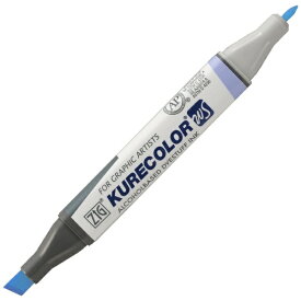 呉竹｜Kuretake ZIG(ジグ) 油性カラーペン KURECOLOR TWIN WS HAZE BLUE KC-3000N-340