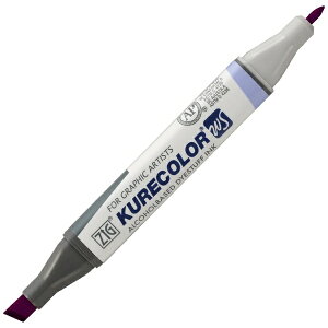 呉竹|Kuretake ZIG(ジグ) 油性カラーペン KURECOLOR TWIN WS PURPLE KC-3000N-637