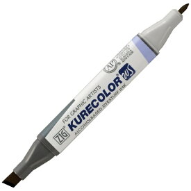 呉竹｜Kuretake ZIG(ジグ) 油性カラーペン KURECOLOR TWIN WS DARK BROWN KC-3000N-767