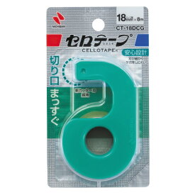ニチバン｜NICHIBAN セロテープ小巻カッター付18mmグリーン CT-18DCG