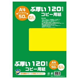 キョクトウアソシエイツ｜KYOKUTO コピー用紙 ぶ厚いコピー用紙 120gsm [A4 /50枚] PPC120A4