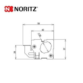 ノーリツ｜NORITZ ビルトインコンロ部材 感震器 DP0151
