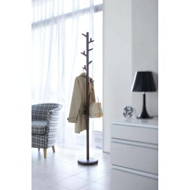 山崎実業｜Yamazaki ブランチ　ポールハンガー（ブラウン）(BRanch Coat Hanger BR) 07067