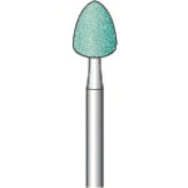 ナカニシ｜NAKANISHI ナカニシ　軸付砥石　（10本入）　粒度＃100　グリーン　砲弾　外径6．5mm