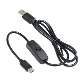 SSAサービス USB-A ⇔ USB-Cケーブル [充電 /0.9m /USB2.0] ON/OFFスイッチ付 ブラック SU2-TC90SW
