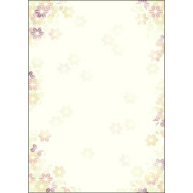 ササガワ｜SASAGAWA 〔各種プリンタ〕和柄用紙 和ごころ 0.18mm [A4 /10枚] 麻の葉 4-1042