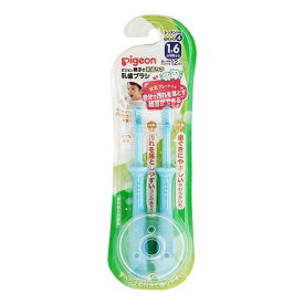 ピジョン｜pigeon ピジョン 親子で乳歯ケア 乳歯ブラシレッスン段階4(ブルー)2本入 〔歯ブラシ〕