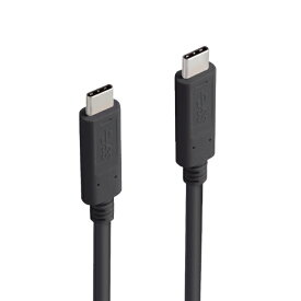 エレコム｜ELECOM USB-C ⇔ USB-Cケーブル [充電 /転送 /1m /USB Power Delivery /60W /3.1 Gen1] ブラック MPA-CC13A10NBK