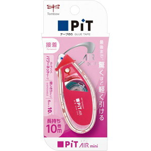 �g���{���M�bTombow �e�[�v�̂� [6mm×10m/�g���؂�^�C�v] PiT AIR mini(�s�b�g�G�A�[�~�j) �s���N PN-EASC80