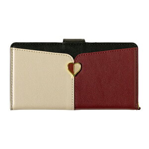 �i�`�������f�U�C���bNATURAL design iPhone8/7/6s/6��p�蒠�^�P�[�X JUDY Beige × Wine red �x�[�W��/���C�����b�h iP7-JUDY04
