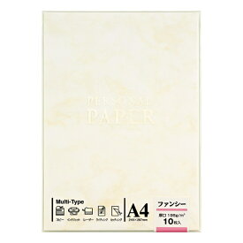 マルアイ｜MARUAI OA-102 〔各種プリンタ〕 OA用紙 ファンシー 厚口 102 0.29mm [A4 /10枚] クリーム
