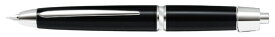 PILOT｜パイロット キャップレス　LS 万年筆 ツイスト＆ノック式 ラグジュアリーブラック FCLS-35SR-LXBF [細字（F）]
