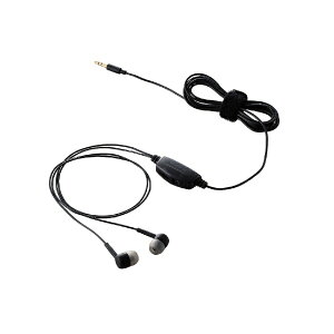 ELECOM�b�G���R�� �e���r�p�X�e���I�w�b�h�z�� 3.0m EHP-TV11C3XBK �u���b�N [�J�i���^ /��3.5mm �~�j�v���O]