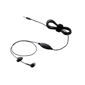 ELECOM｜エレコム テレビ用モノラルヘッドホン 3.0m EHP-TV11CM3BK ブラック [カナル型 /φ3.5mm ミニプラグ]