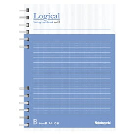 ナカバヤシ｜Nakabayashi FSC-MXロジカルWリングメモA6タテ　B罫50枚 COCNWA601TB