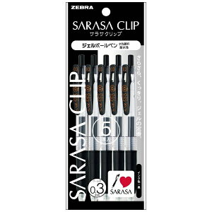 [ubZEBRA SARASA CLIP(TTNbv) {[y pbN 5{Zbg(CNFF) P-JJH15-BK5 [0.3mm]