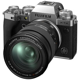 富士フイルム｜FUJIFILM X-T4-S ミラーレス一眼カメラ XF16-80mmレンズキット シルバー FXT4LK1680S [ズームレンズ]