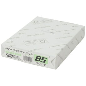PLUS｜プラス 〔各種プリンタ〕ダイオーマルチカラーペーパー 92μm [B5 /500枚] うぐいす CW-610C