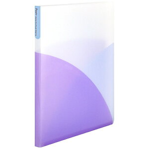 PLUS|プラス 2穴ワンタッチスライドファイル A4 Pasty(パスティ) ブルーベリーパープル FL-110OS