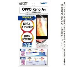 アスデック｜ASDEC ノングレア画面保護フィルム3 OPPO Reno A用 NGB-OPRA