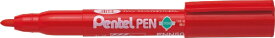 ぺんてる｜Pentel Pentel PEN (ぺんてるペン) 油性マーカー ぺんてるペン 丸芯・中字 赤 ENN50-B