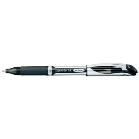 ぺんてる｜Pentel ENERGEL(エナージェル) ボールペン キャップ式 シルバー(インク色：黒) BL57-A [0.7mm]