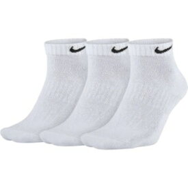 NIKE｜ナイキ ナイキ エブリデイ クッションド トレーニング LOW ソックス：3足(23〜25cm/ホワイト×ブラック) SX7670