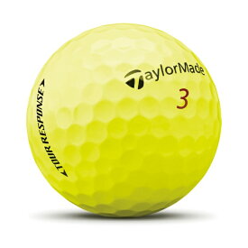 テーラーメイドゴルフ｜Taylor Made Golf ゴルフボール TOUR RESPOSE イエロー [3球（1スリーブ）]【オウンネーム非対応】