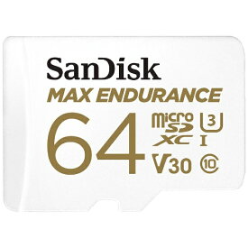 サンディスク　SanDisk microSDXCカード UHS-I MAX ENDURANCE（マックス エンデュランス）高耐久 SDSQQVR-064G-JN3ID [Class10 /64GB]