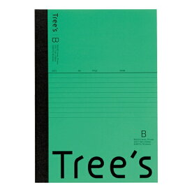 キョクトウアソシエイツ｜KYOKUTO Tree’s ノート 30枚 グリーン UTRBA5G [A5 /6mm(B罫) /横罫線]