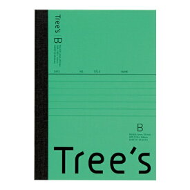 キョクトウアソシエイツ｜KYOKUTO Tree’s ノート 48枚 グリーン UTRBA6G [A6 /6mm(B罫) /横罫線]