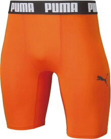プーマ｜PUMA メンズ コンプレッション ショートタイツ(Sサイズ/ゴールデンポピー) 656333