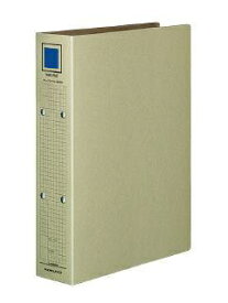 KOKUYO｜コクヨ チューブファイル 保存用 クラフトボード A4縦 500枚収容 2穴 4冊パック フ-VM650MX4 グレー
