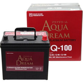AQUA DREAM｜アクアドリーム MF Q-100　国産車 アイドリングストップ車対応バッテリー (主な互換/Q55/Q85/Q90/Q100) メンテナンスフリータイプ AD-MF Q-100 【メーカー直送・代金引換不可・時間指定・返品不可】