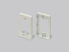 マサル工業｜MASARU INDUSTRIES ニュ-・エフモ-ル用コンセント用引出フレーム1個用 ミルキーホワイト SFBK13