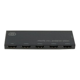 GOPPA｜ゴッパ HDMI分配器 ブラック GP-HDSP14H460 [1入力 /4出力 /4K対応 /自動]