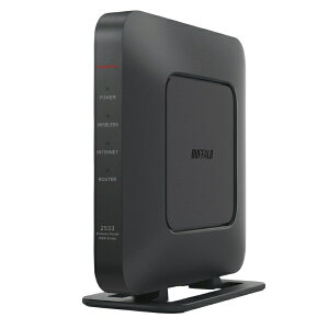 BUFFALO バッファロー WSR-2533DHPL2-BK 無線LAN親機 wifiルーター 1733+800Mbps IPv6対応 ブラック [ac/n/a/g/b][無線LANルーター]