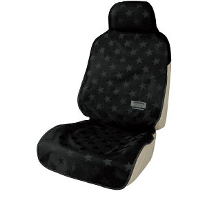 BONFORM|ボンフォーム 4046-10BK シートカバー ファインスター 軽/普通車用 フロント用1枚入り 取付簡単 丸洗い防水 カラー:ブラック ブラック 4046-10BK