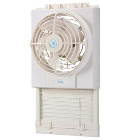 【エントリーで最大2万ポイント当たる｜1/20まで】 オーム電機｜OHM ELECTRIC VW-20N 窓用換気扇 ホワイト [フィルターレス]