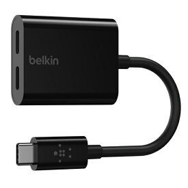 BELKIN｜ベルキン CONNECT USB-C オーディオ + 充電アダプタ ブラック F7U081btBLK