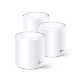 TP-Link｜ティーピーリンク Wi-Fiルーター 1201+574Mbps Deco X20（3パック） DecoX203P [Wi-Fi 6(ax)][無線LANルーター]