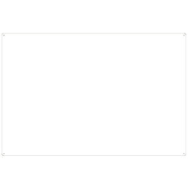 日本緑十字｜JAPAN GREEN CROSS 緑十字　スチール無地板　白　900×600×0．8mm　平板 058211