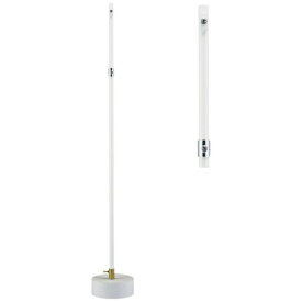 日本緑十字｜JAPAN GREEN CROSS 緑十字　移動式標識用ポール　H1800×280Φ　コンクリート台付　標識金具付 114160