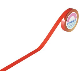 日本緑十字｜JAPAN GREEN CROSS 緑十字　ガードテープ（ラインテープ）　赤　25mm幅×100m　再はく離タイプ 149014