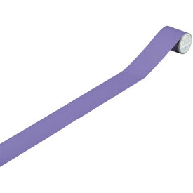 日本緑十字｜JAPAN GREEN CROSS 緑十字　配管識別テープ　灰紫（酸・アルカリ関係）　50mm幅×2m　アルミ 187508