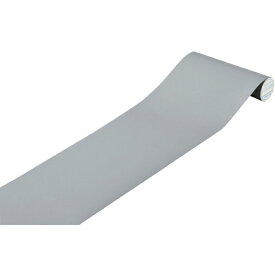 日本緑十字｜JAPAN GREEN CROSS 緑十字　配管識別テープ　グレー　150mm幅×2m　アルミ 185520